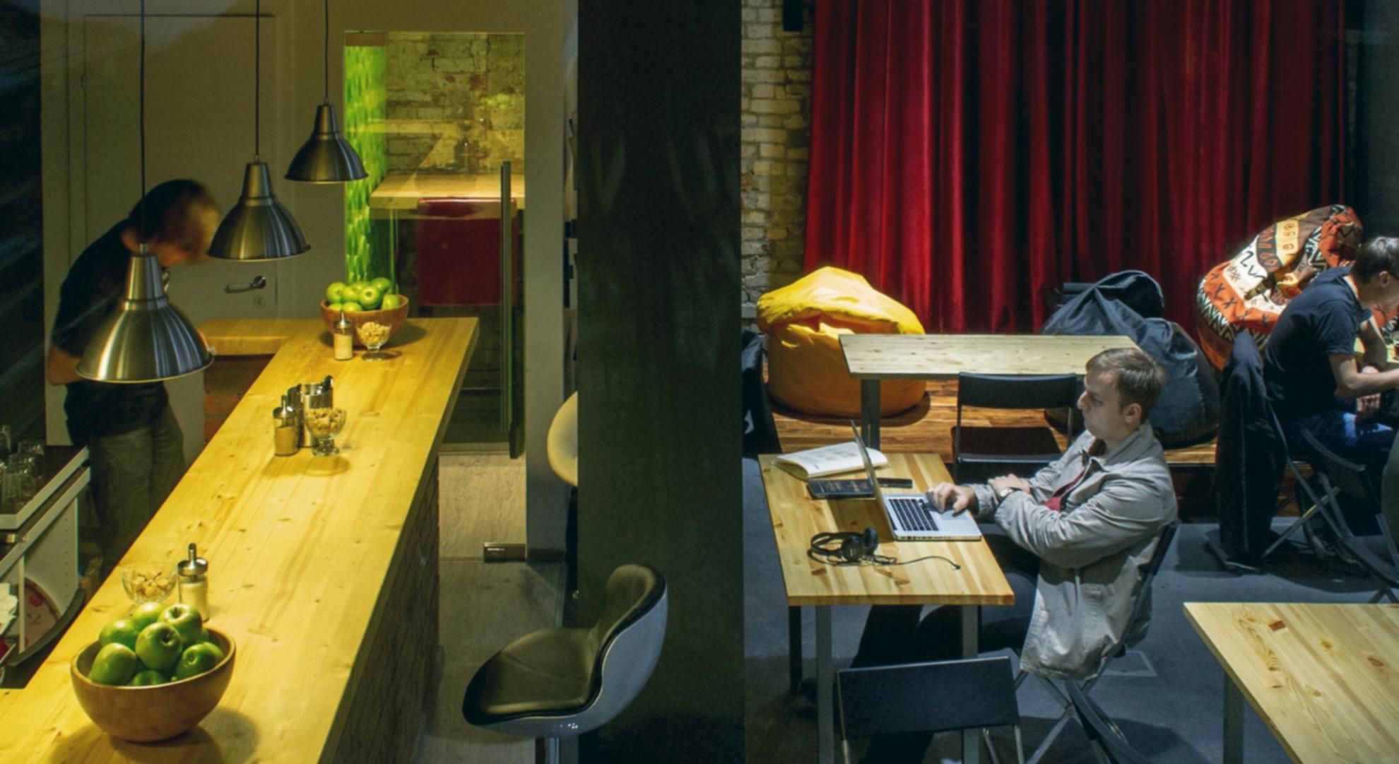 Professional workspace with financial planning materials